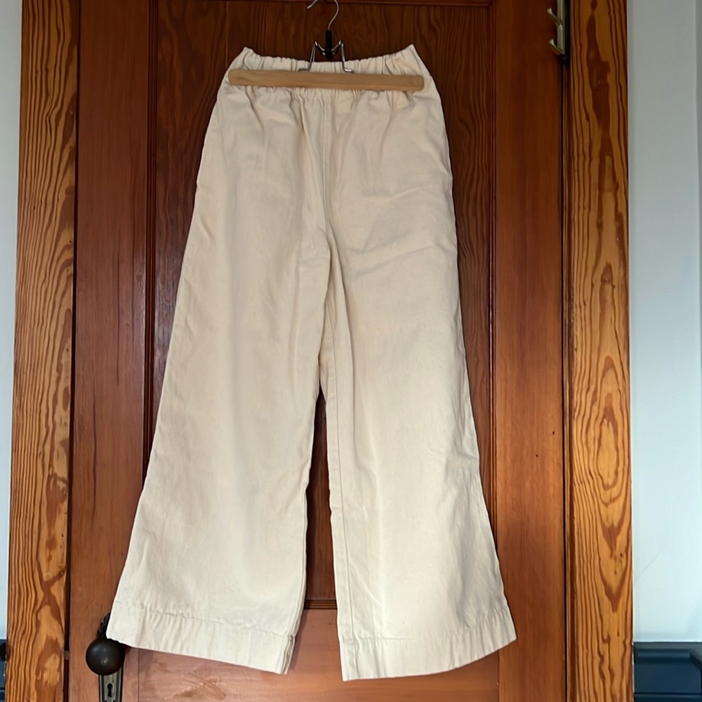 NWOT Elizabeth Suzann Cotton Canvas Florence Pants Size Small